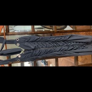 Sexy form fitting halter dress. Very stretchy.